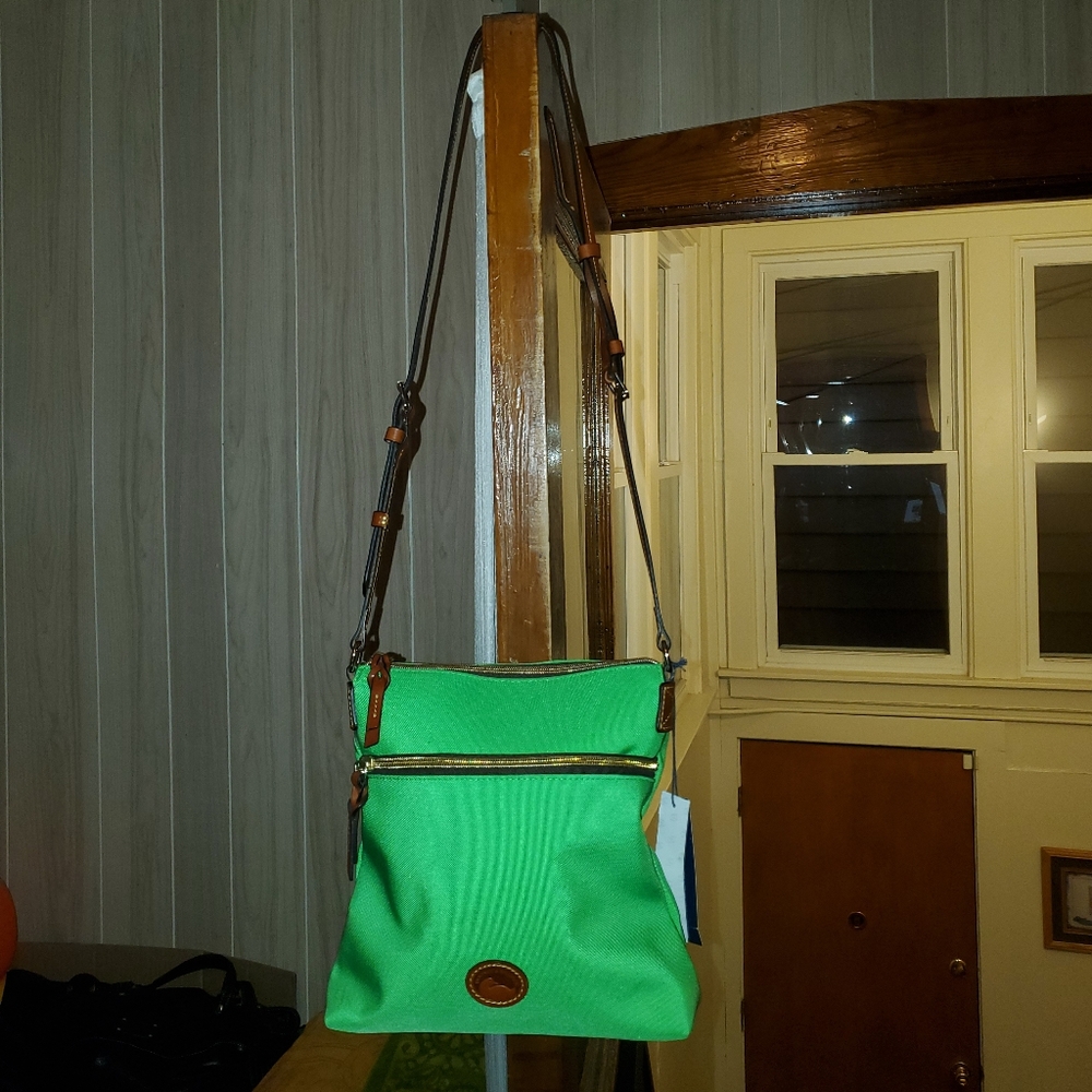 Brand new Dooney and Burke summer  canvas crossbody